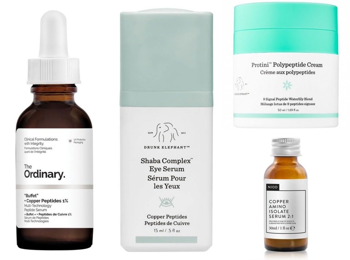 best skincare products with copper peptides