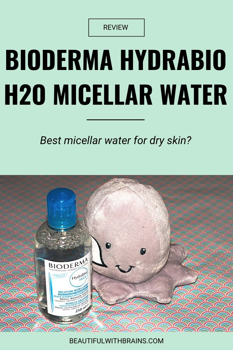 bioderma hydrabio h2o micellar water review