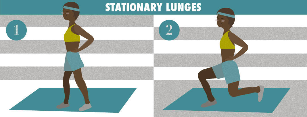 Stationary Lunges
