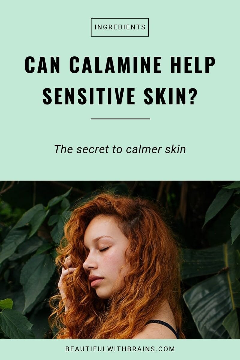 calamine soothes sensitive skin