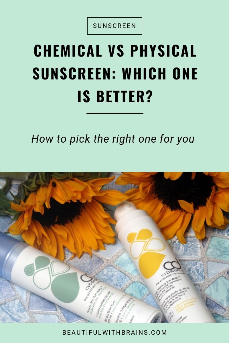 chemical vs physical sunscreen