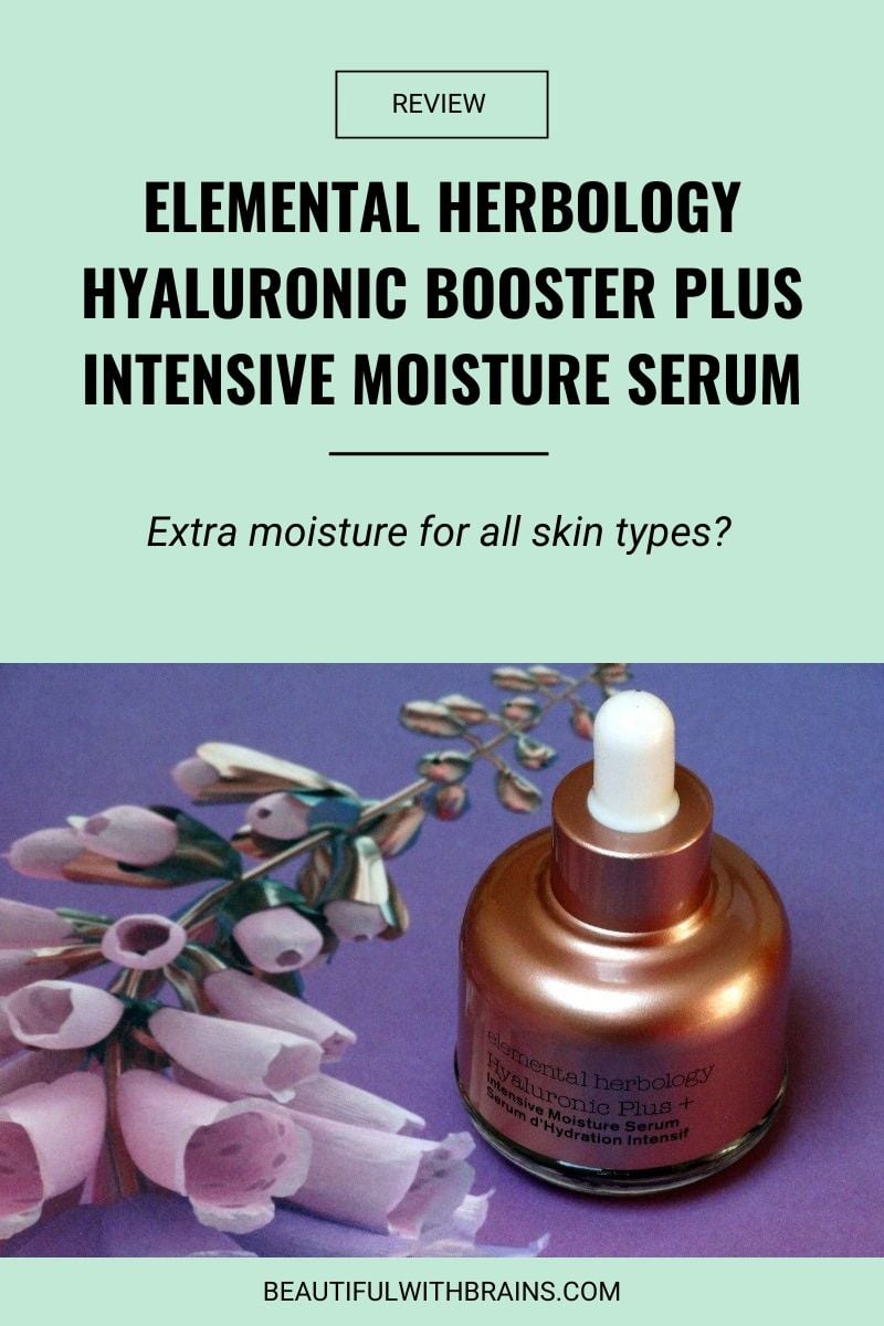 Elemental Herbology Hyaluronic Booster Plus Intensive Moisture Serum review