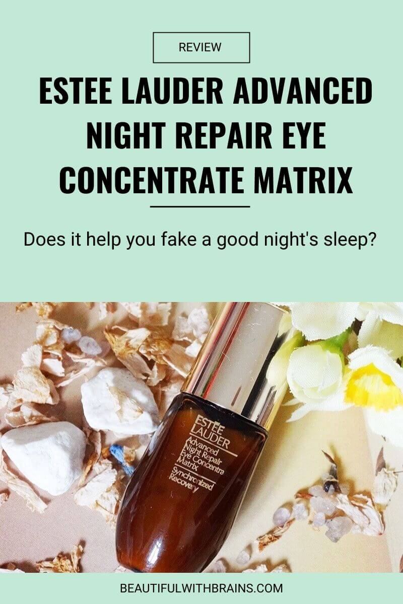 estee lauder advanced night repair eye concentrate matrix review