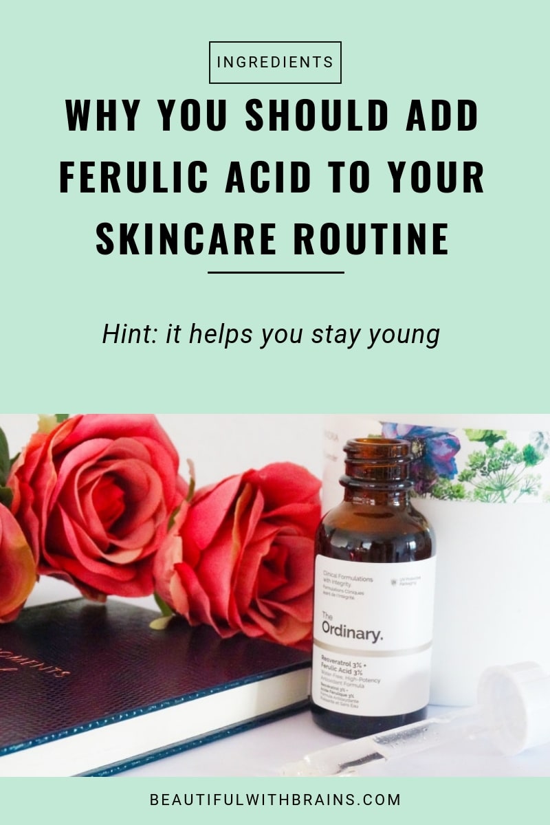 ferulic acid antioxidant skincare benefits