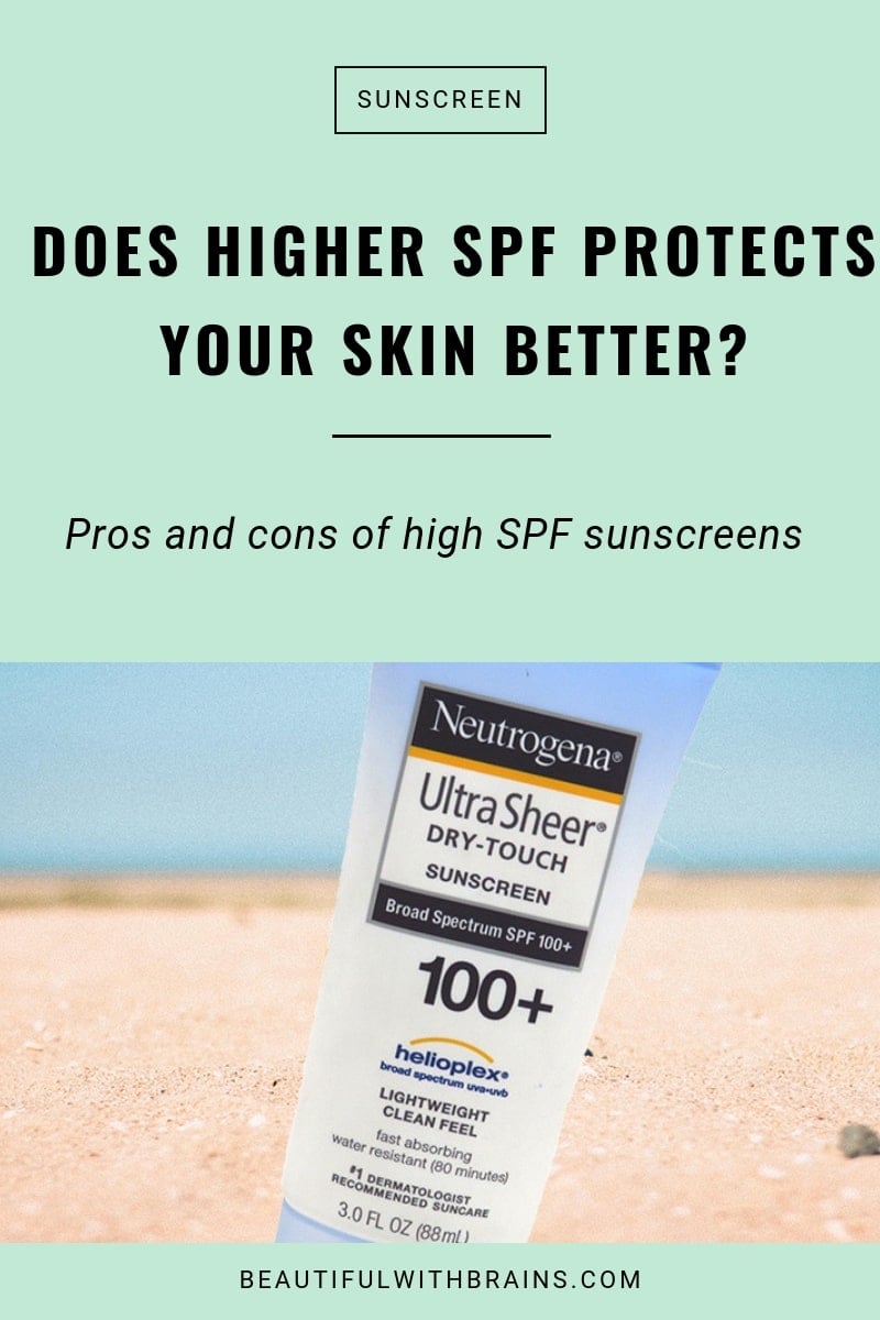 high spf provides better sun protection