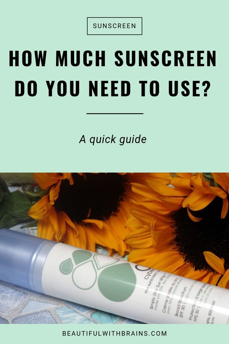 how much sunscreen do you need to use?