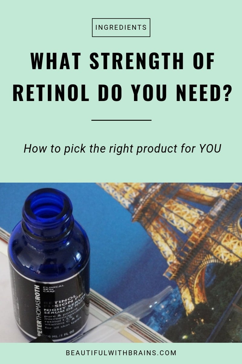 how to choose the right concentration of retinol for you