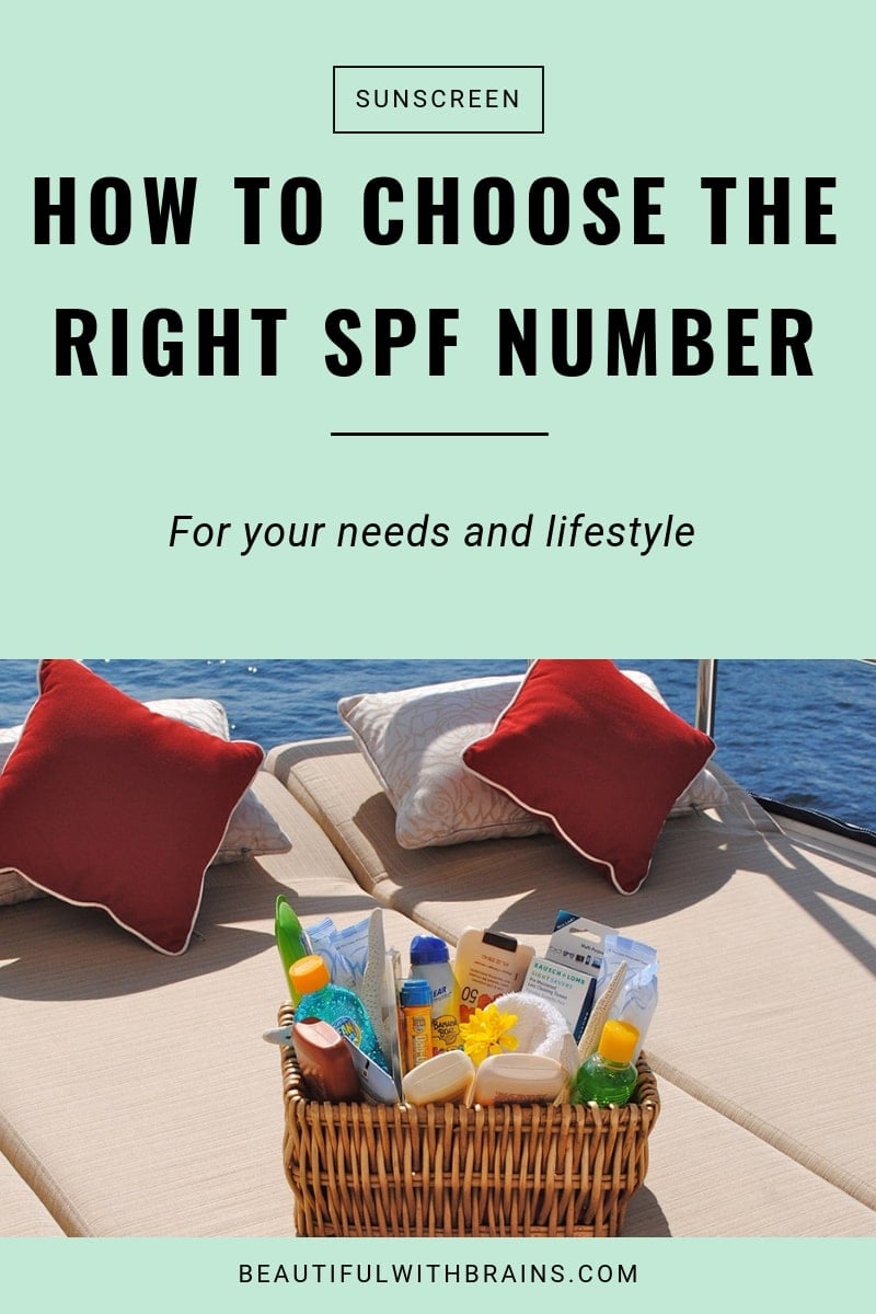 how to choose the right spf number for your needs and lifestyle