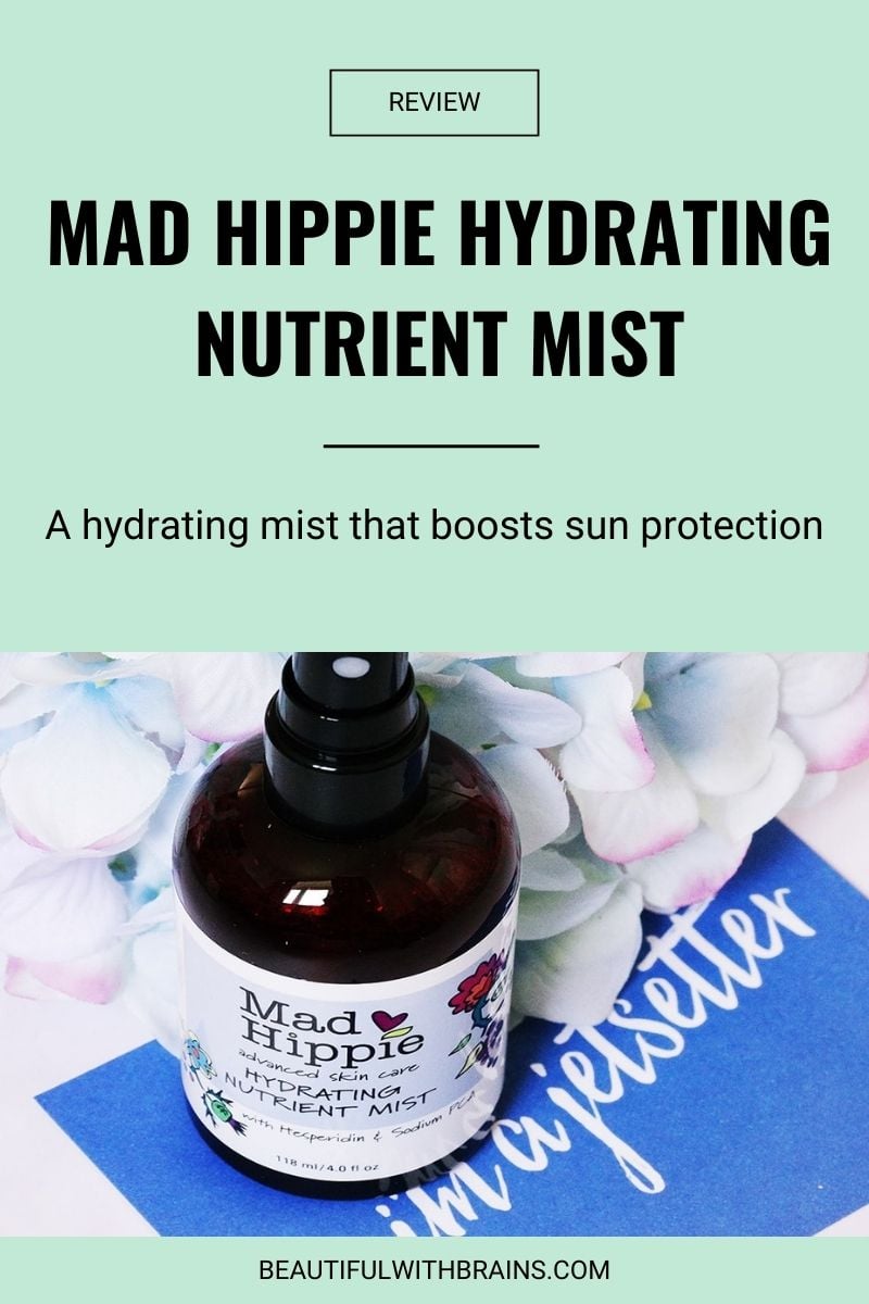 Mad Hippie Hydrating Nutrient Mist review