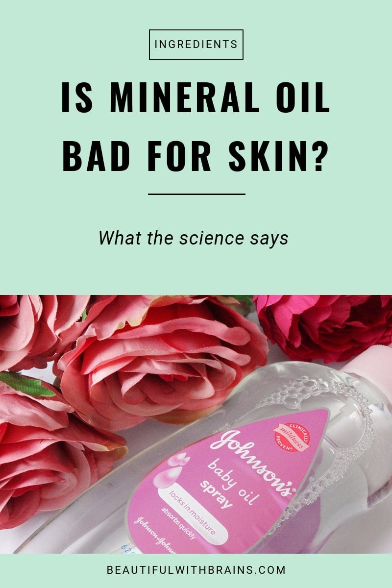 is mineral oil dangerous for skin?