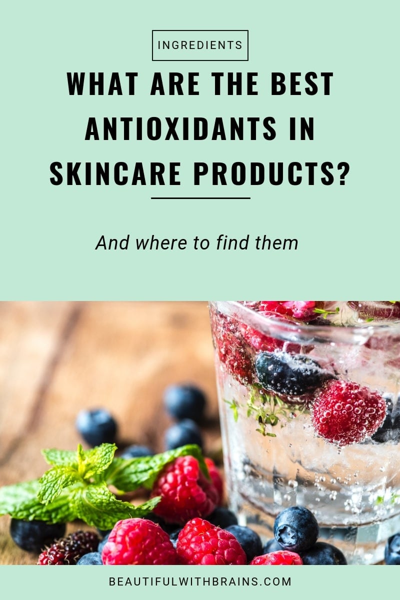 most common antioxidants in skincare