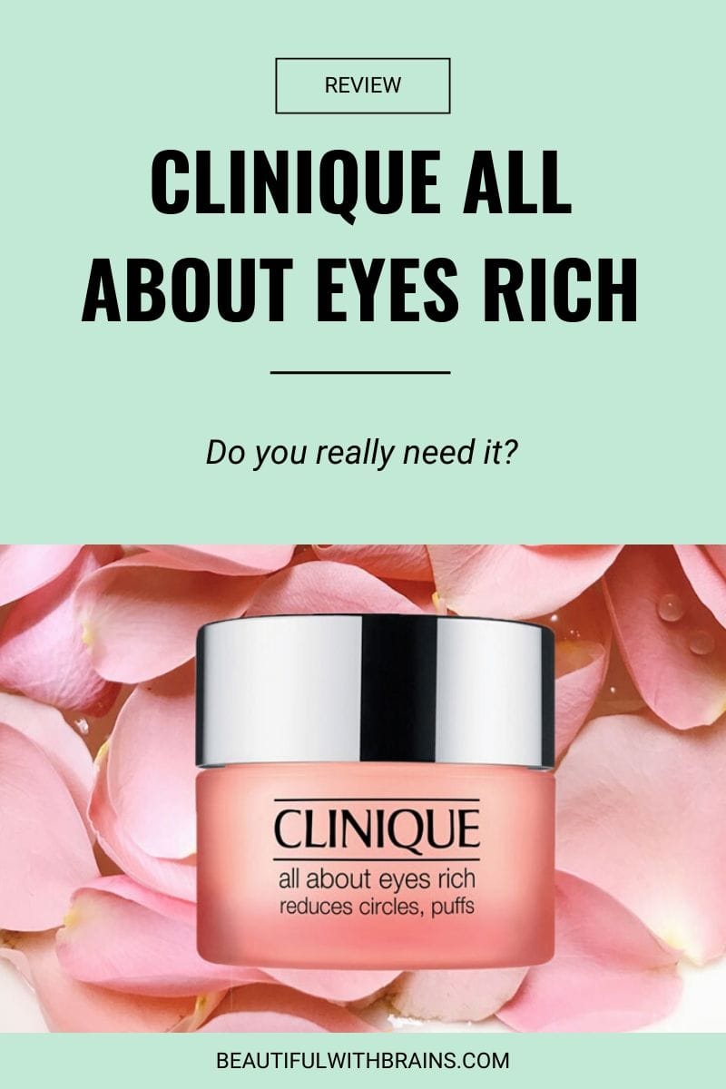 review clinique all about eyes rich