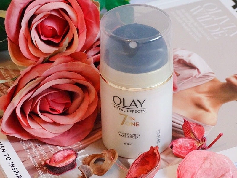 review olay total effects 7 in one night firming moisturiser