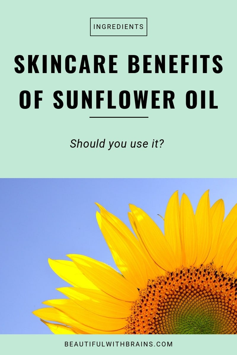 sunflower oil skincare benefits