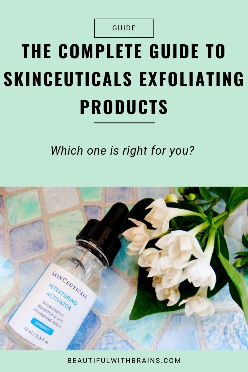 the complete guide to skinceuticals exfoliating products