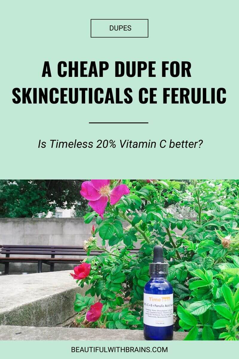 timeless dupe for skinceuticals ce ferulic
