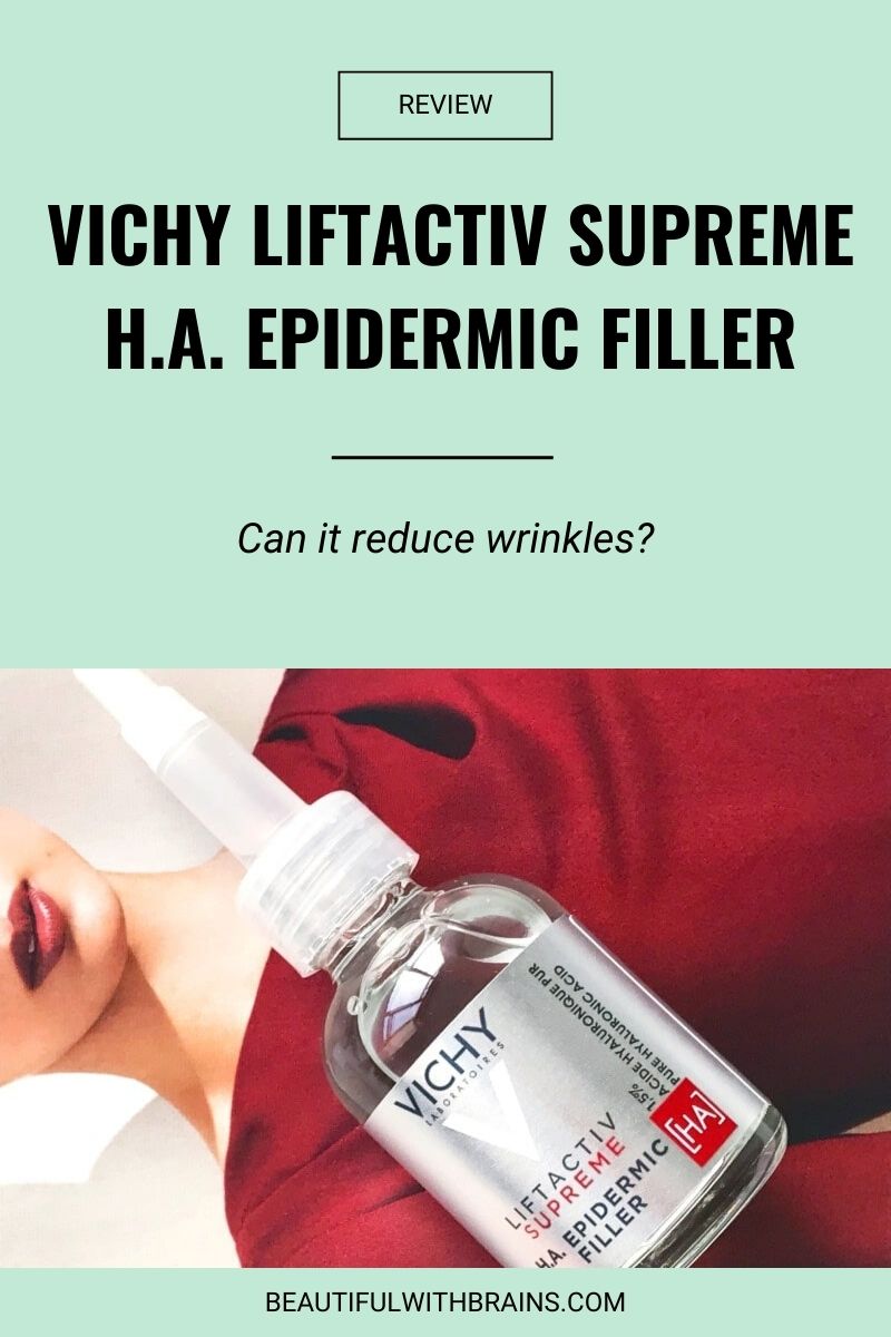 vichy liftactiv supreme ha epidermic filler review