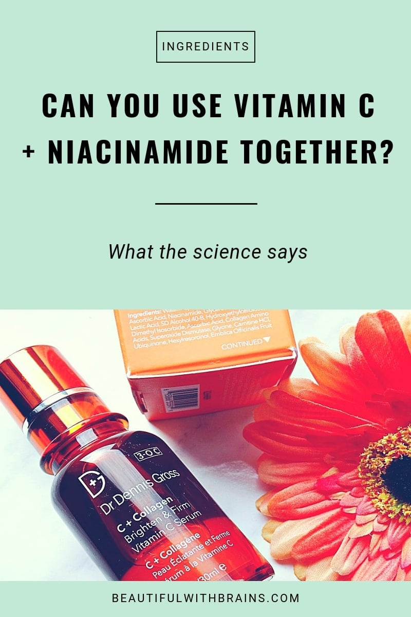 why you can use niacinamide and vitamin c together